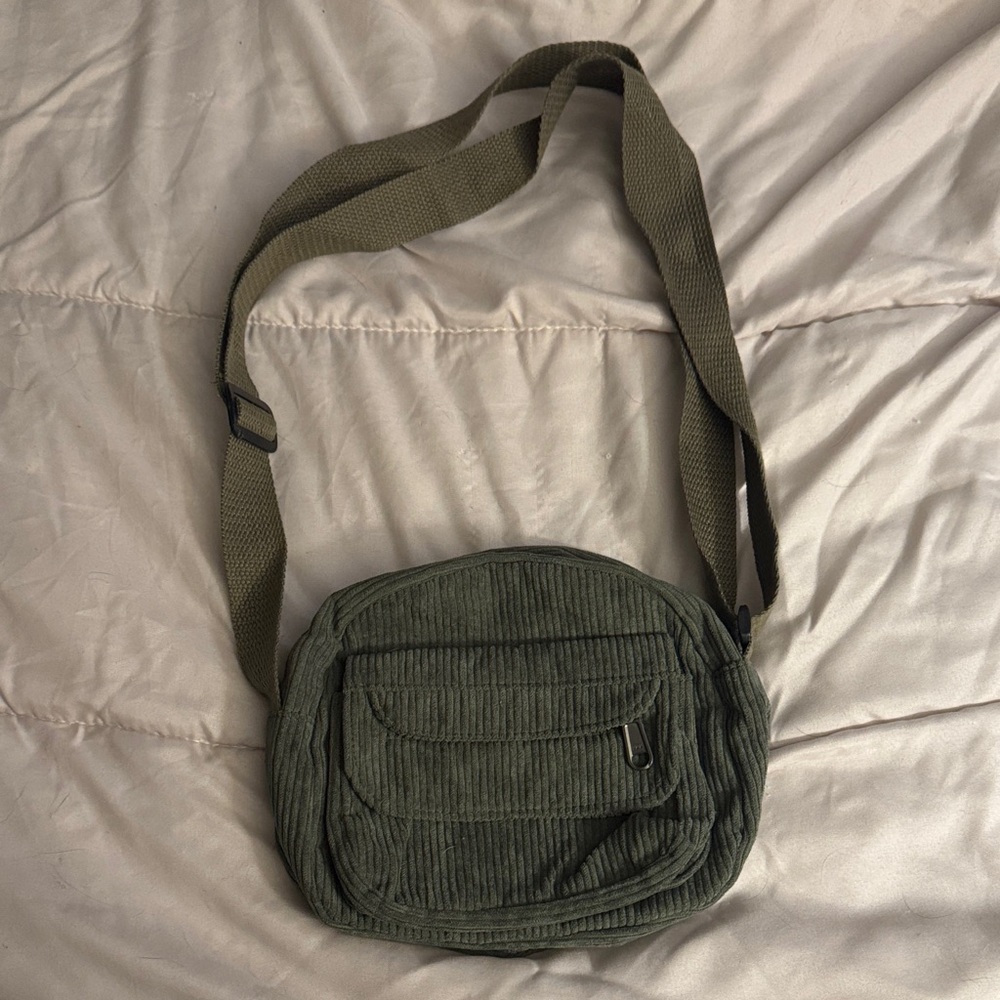 Olive Green Men's Crossbody Bag